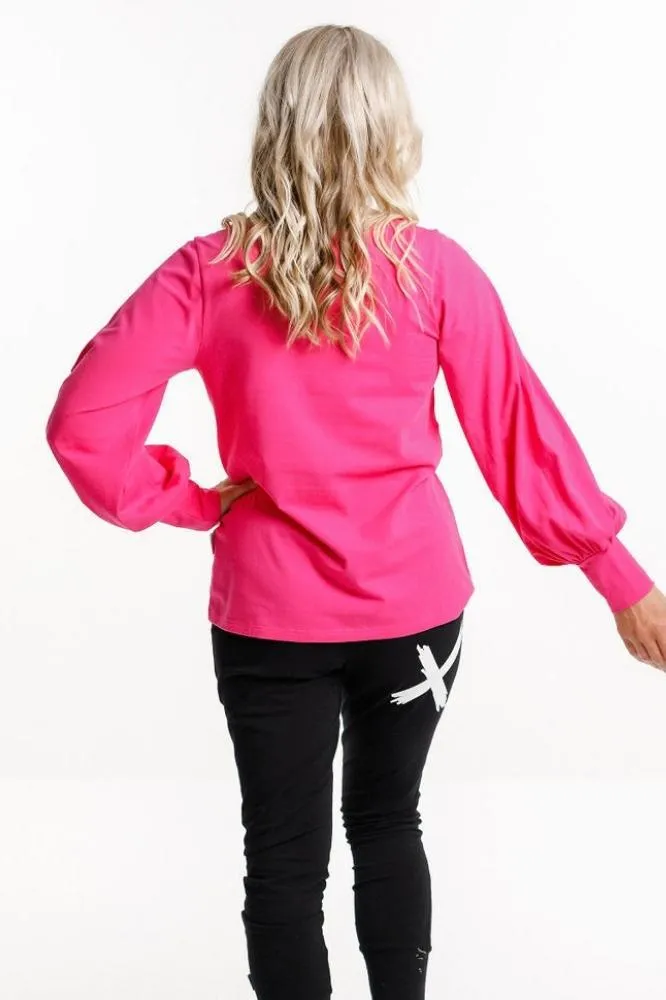 Homelee Laylah Top Raspberry Pink