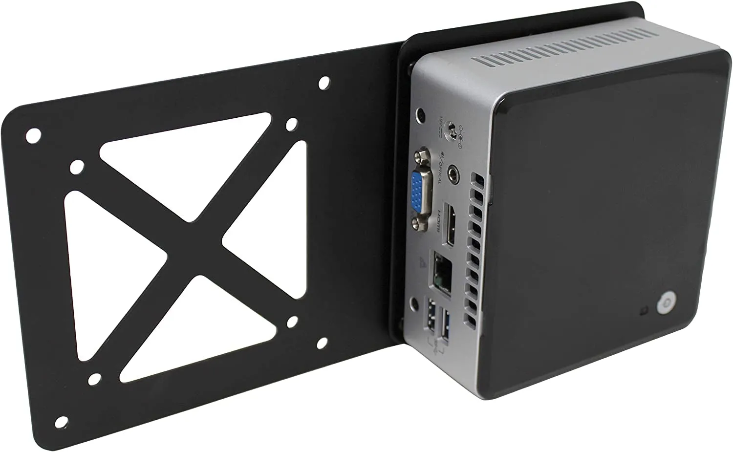 Humancentric Mounting Bracket Compatible with Intel NUC, VESA Monitor Arm Extension Plate Compatible with the NUC Mini PC Computer