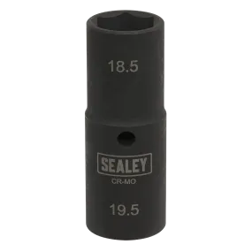 Impact Socket 1/2"Sq Drive Double Ended 18.5-19.5mm
