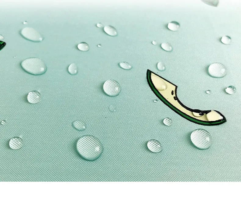 Kids Umbrella Cartoon Fruit Avocado Folding Automatic Umbrellas For Children