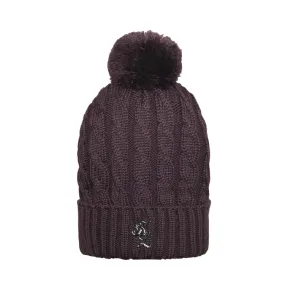 Kingsland Ellery Cable Knitted Hat - Purple Plum