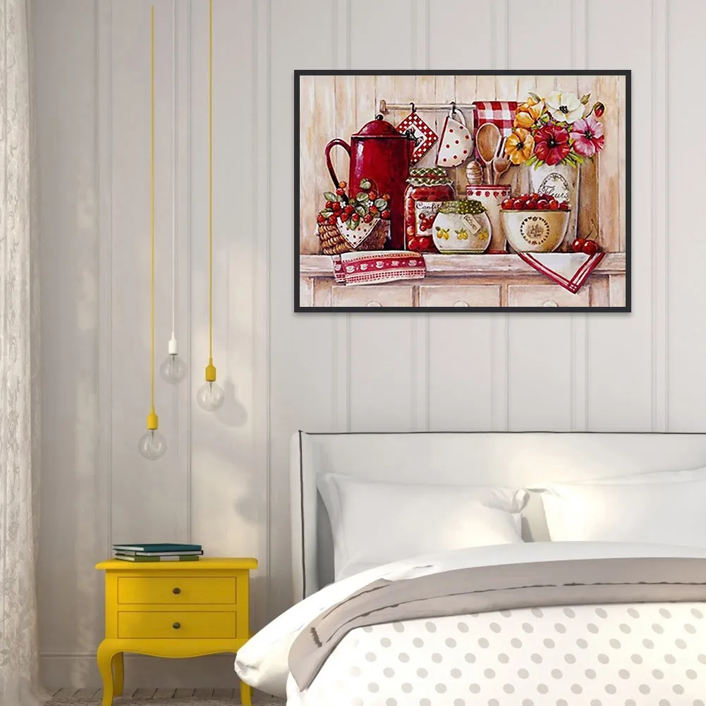 Kitchen Supplies - Full Round Drill Diamond Painting 60*50CM