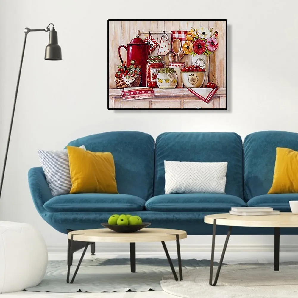 Kitchen Supplies - Full Round Drill Diamond Painting 60*50CM