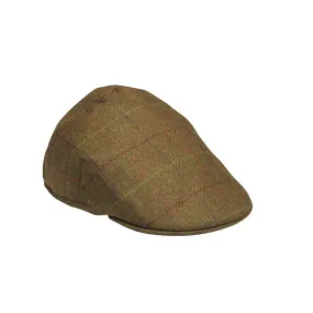 Laksen Ladies Balmoral Tweed Flat Cap - Temple Tweed