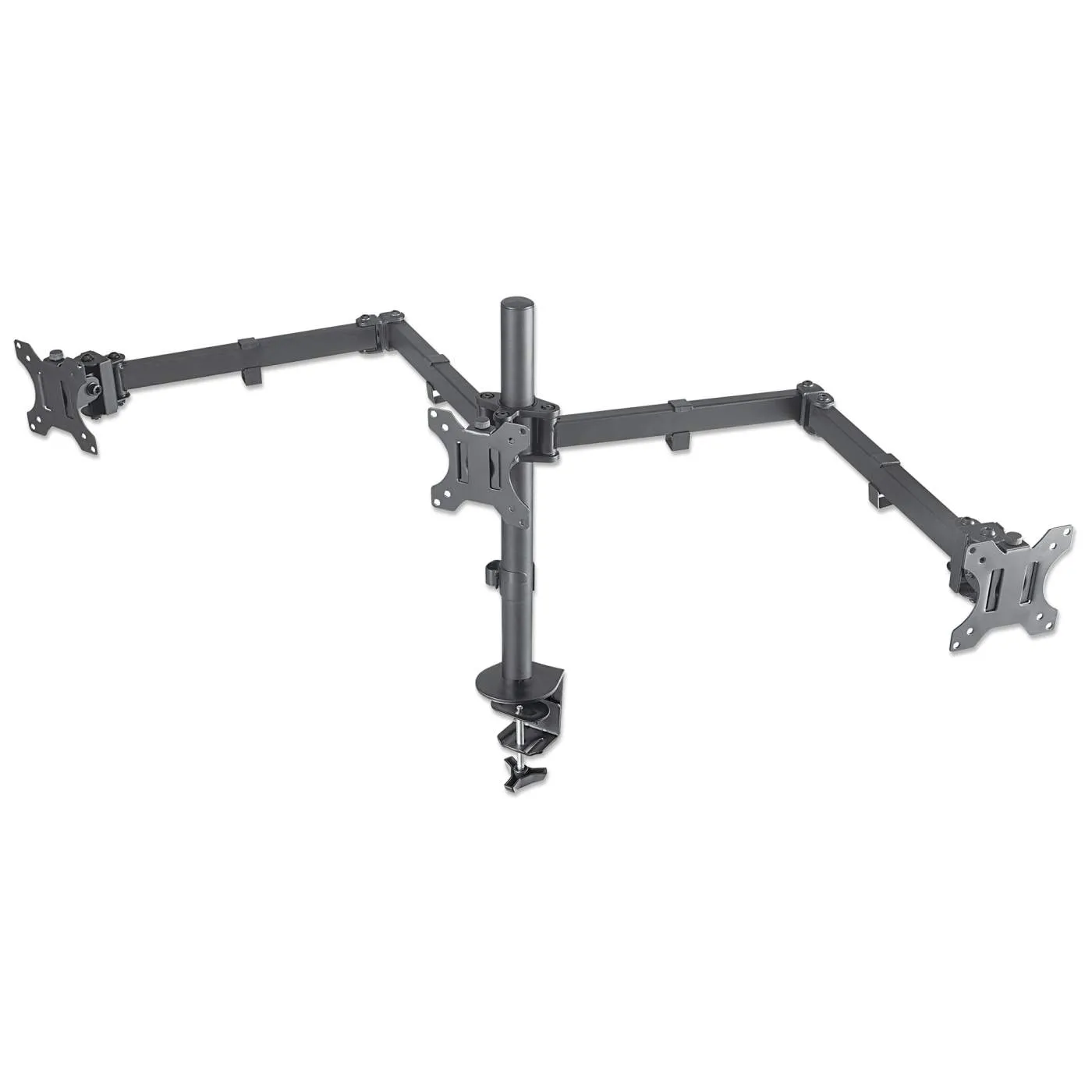 LCD Monitor Mount with Center Mount and Double-Link Swing Arms
