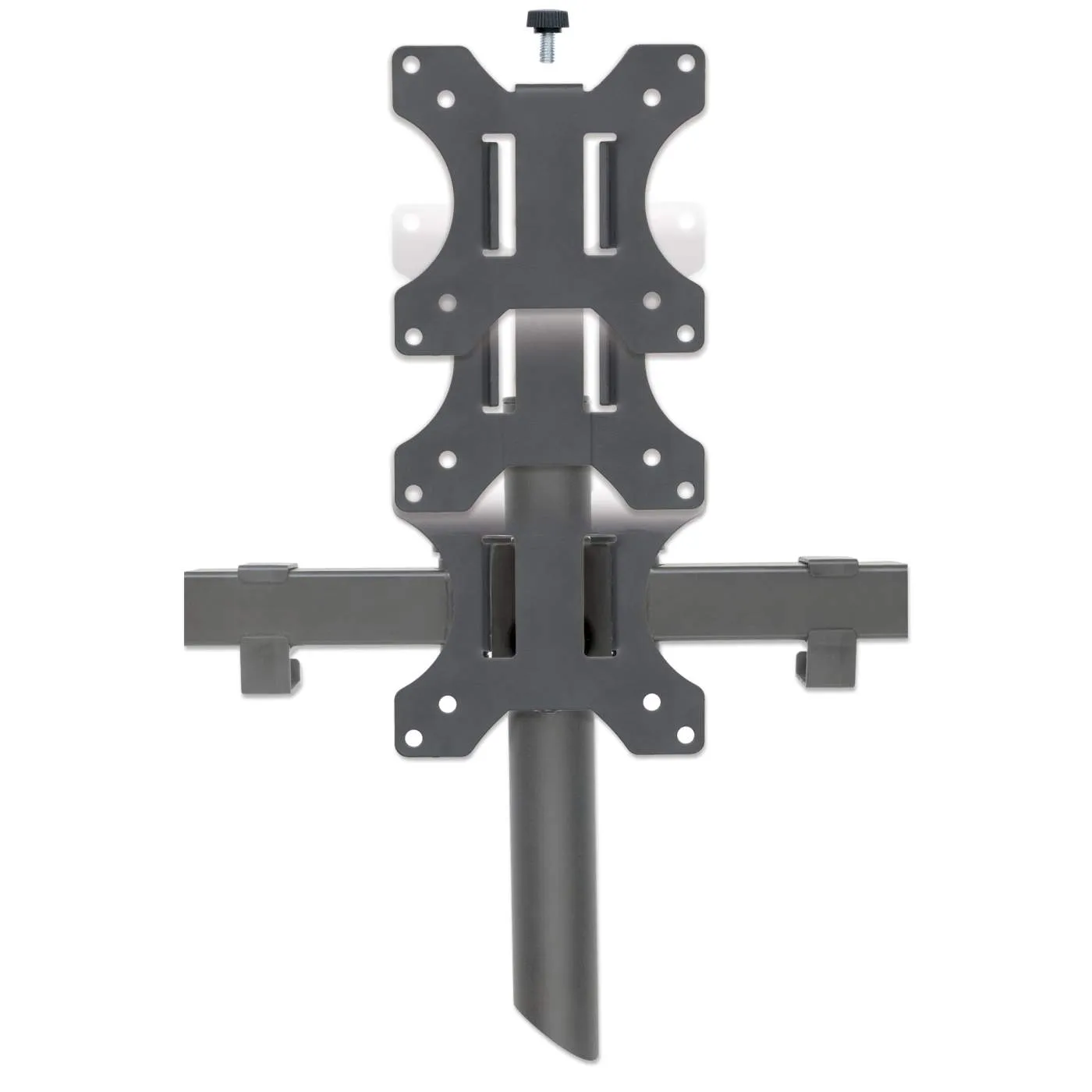 LCD Monitor Mount with Center Mount and Double-Link Swing Arms