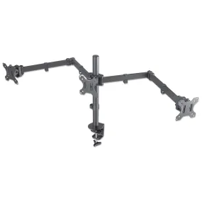 LCD Monitor Mount with Center Mount and Double-Link Swing Arms