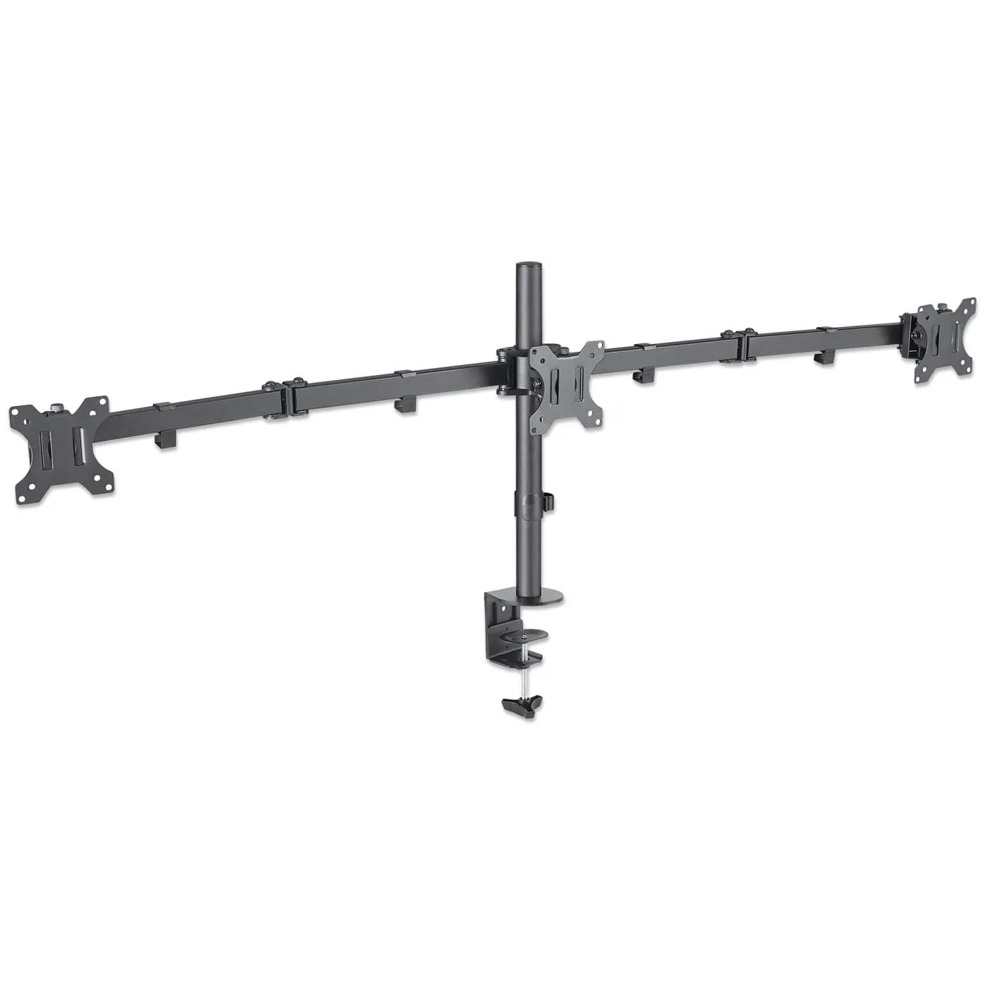 LCD Monitor Mount with Center Mount and Double-Link Swing Arms