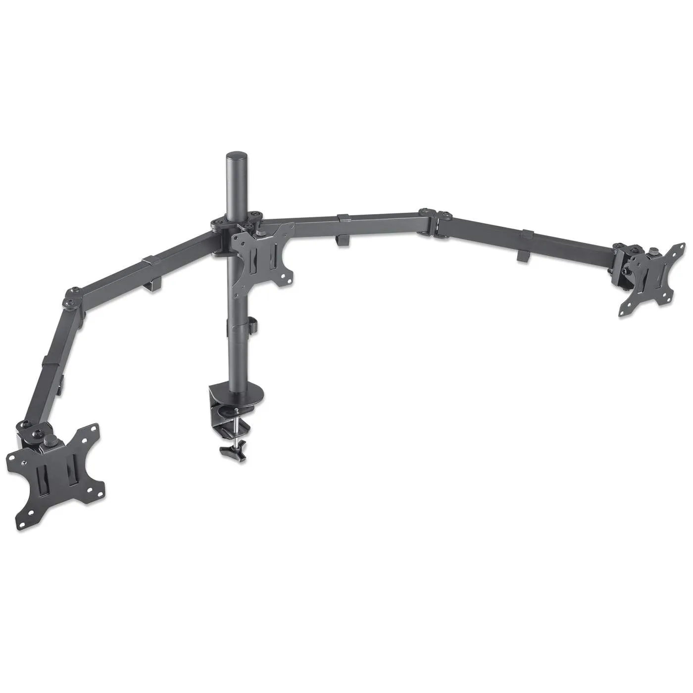 LCD Monitor Mount with Center Mount and Double-Link Swing Arms