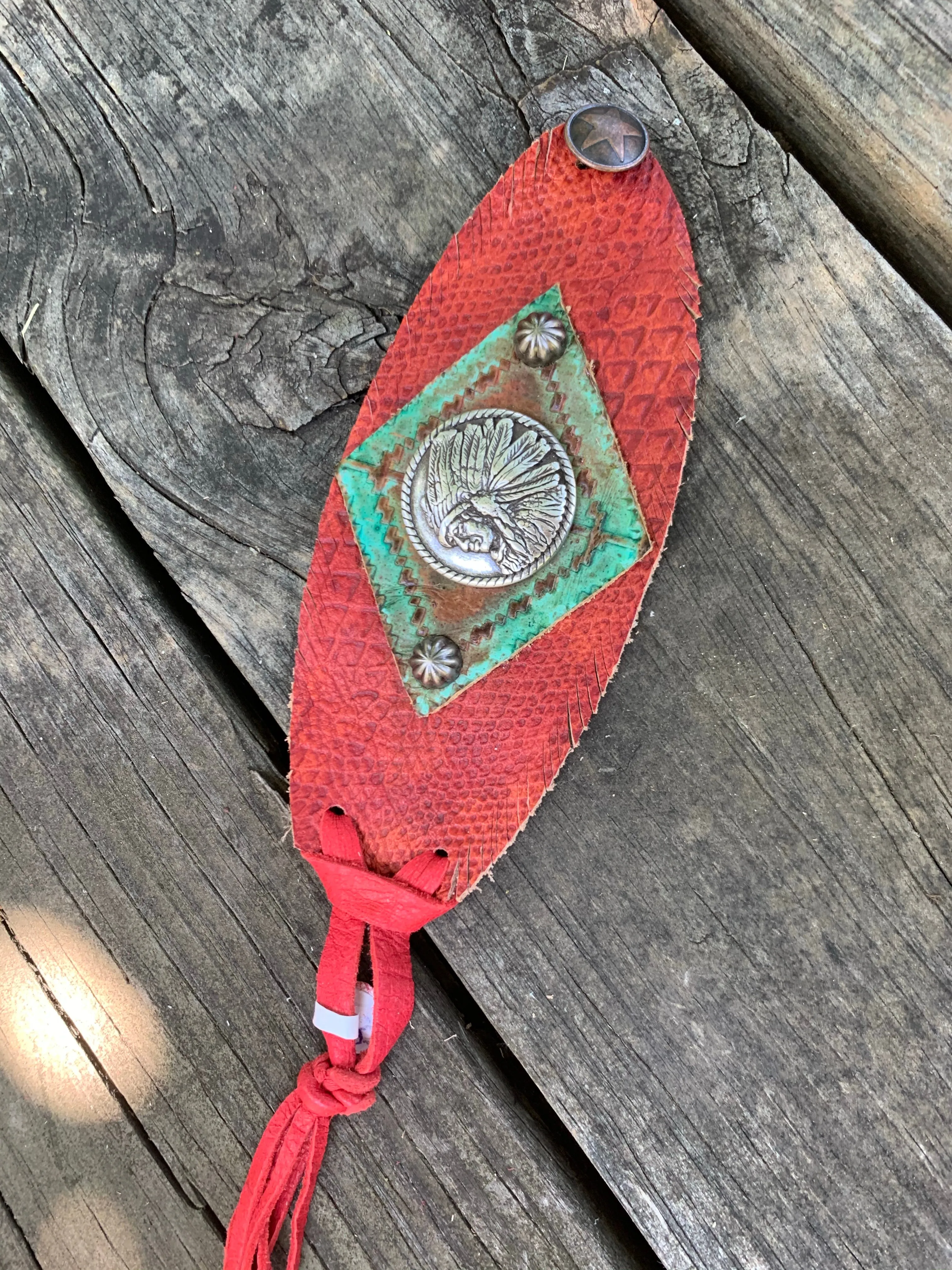 Leather Bracelets with Concho