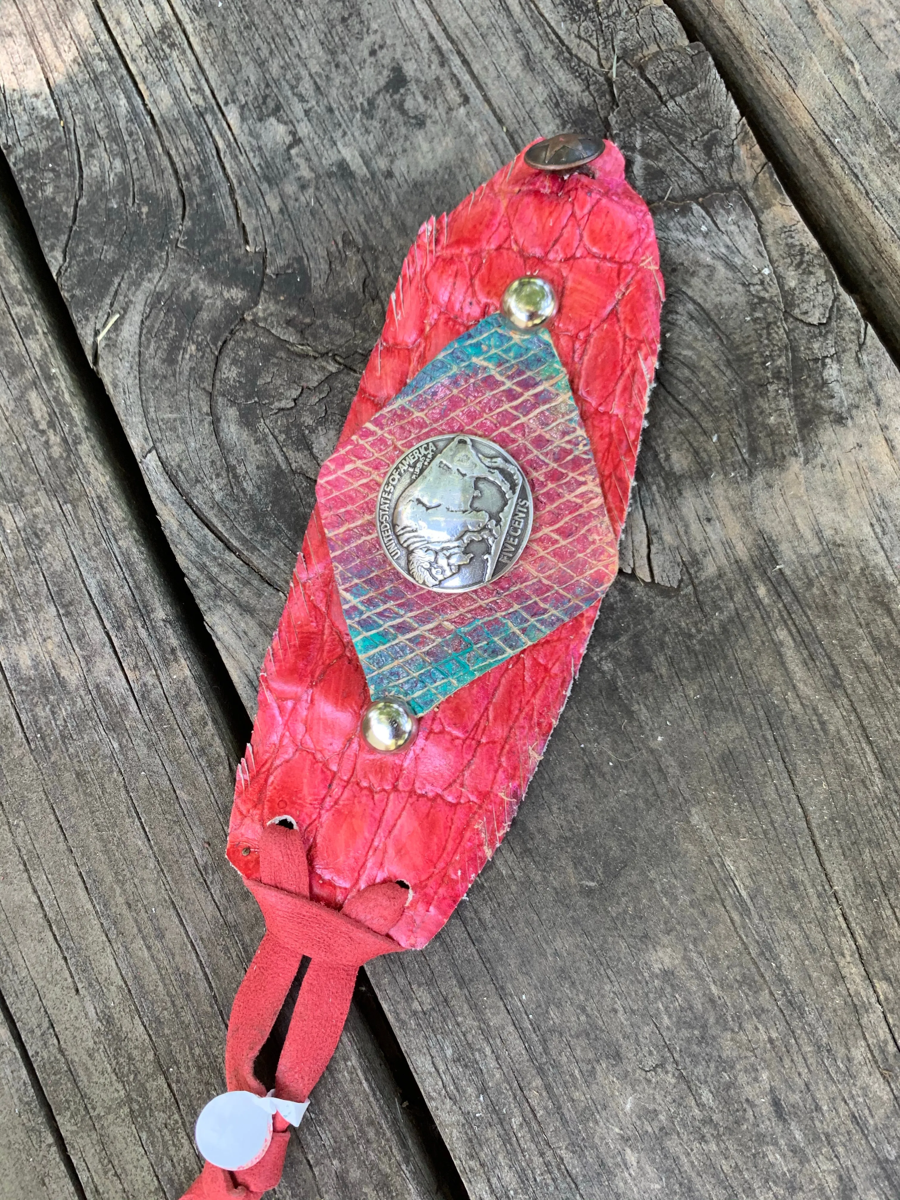 Leather Bracelets with Concho