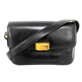 Leather Vintage Crossbody Bag Macadam Triomphe Hardware