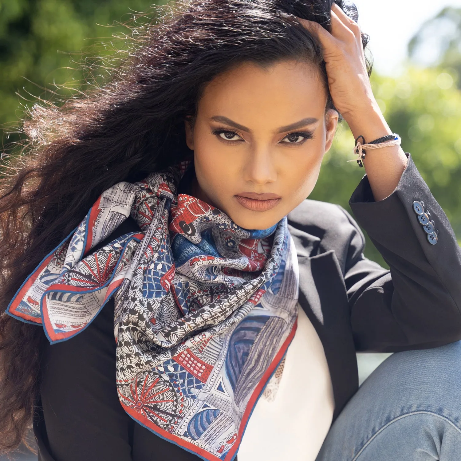 London-Square Scarf