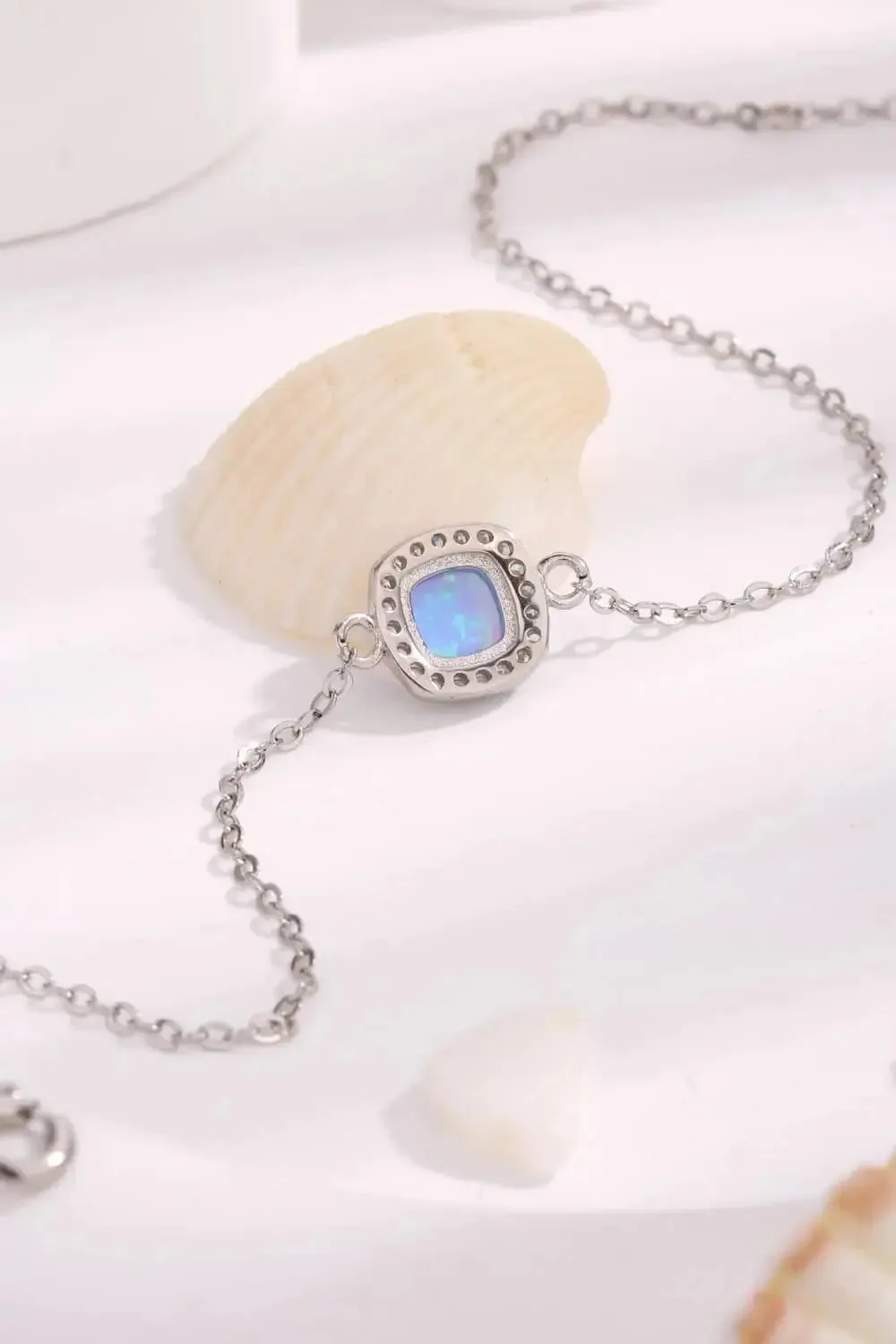 LOVCIA Opal Platinum-Plated Bracelet