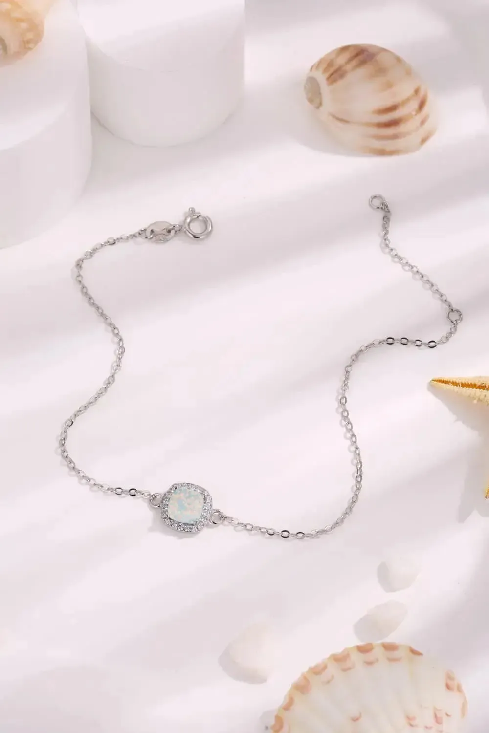 LOVCIA Opal Platinum-Plated Bracelet