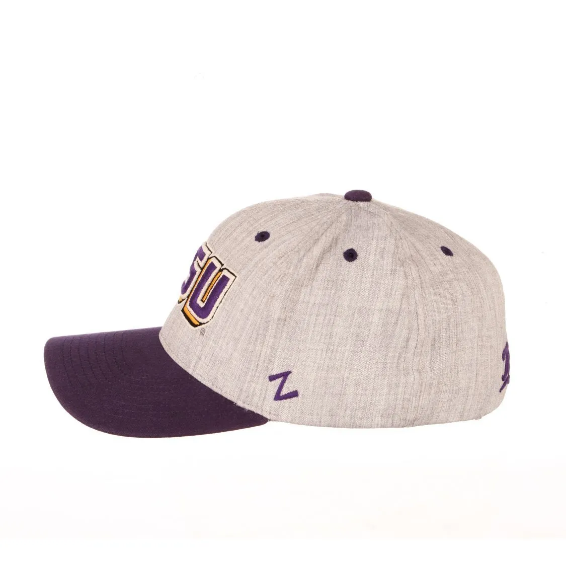 LSU Tigers Zephyr "Oxford" Structured Stretch Fit Fitted Hat Cap