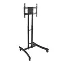Luxor FP1000 Height Adjustable Rolling TV Stand