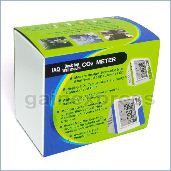 M0198138 Carbon Dioxide Temperature Humidity RH TWA STEL CO2 Monitor