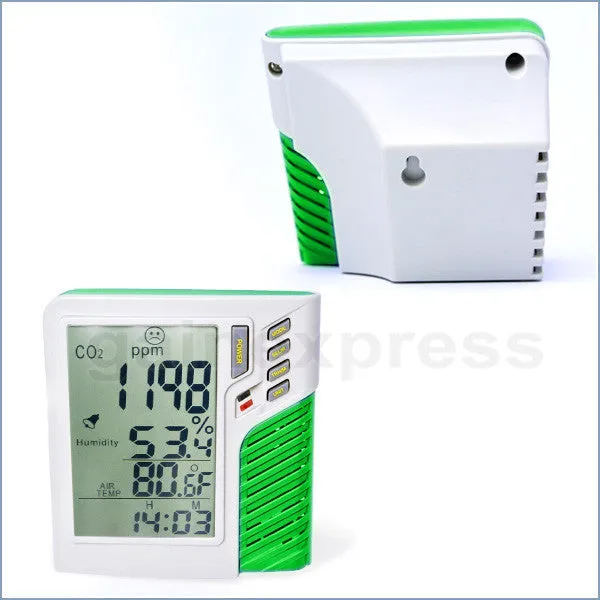 M0198138 Carbon Dioxide Temperature Humidity RH TWA STEL CO2 Monitor