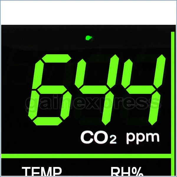 M0198158 Wallmount Smart LED Display VOC Carbon Dioxide (CO2) Temperature RH Monitor Made in Taiwan