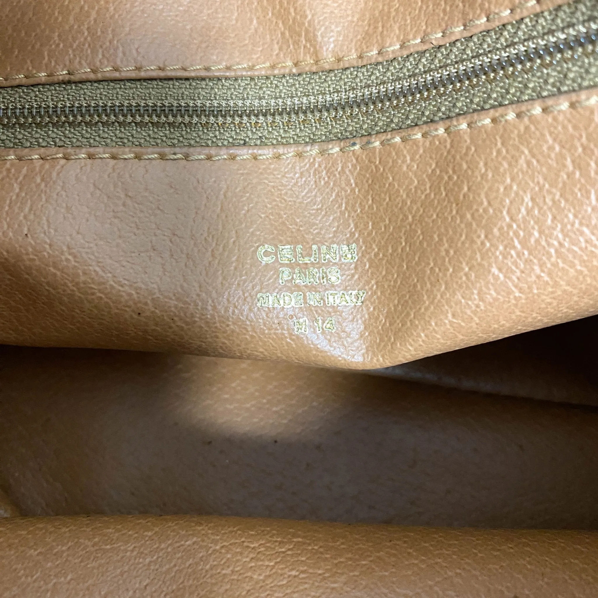 Macadam Triomphe Canvas Brown Pouch Handle Bag