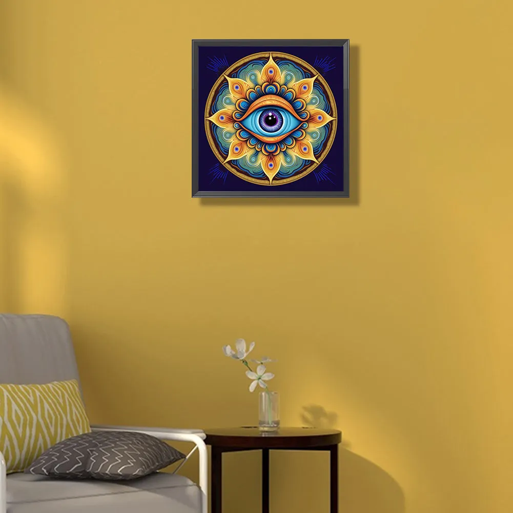 Mandala Eyes - Full Round Drill Diamond Painting 30*30CM