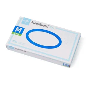 Medline MG100M Mediguard Nitrile ES Exam Gloves, Latex-Free, Powder-Free, Non-Sterile - Medium, Box of 100 gloves
