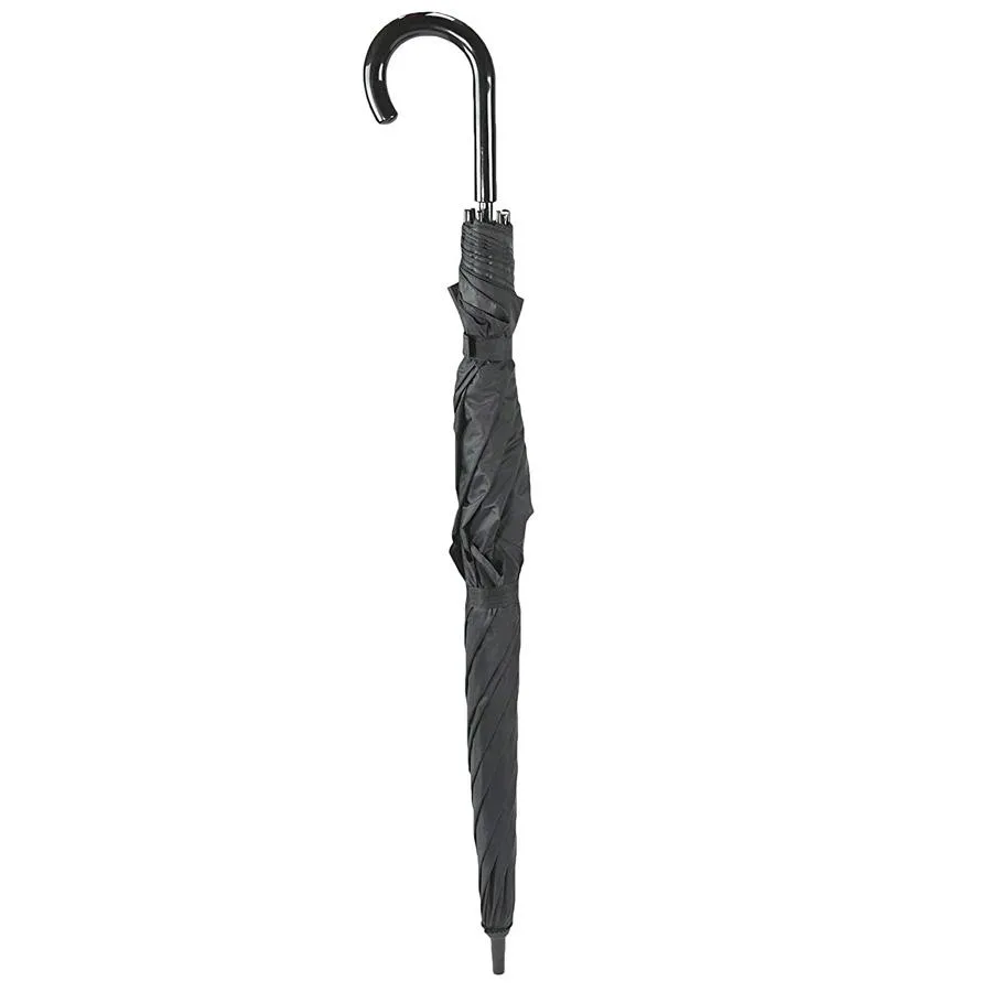Mens Jumbo Automatic Double Canopy Wind-Proof Umbrella