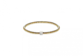 Mignon Faget - Halo Bangle Sunlight | Designer Jewelry | Stackable Bracelets