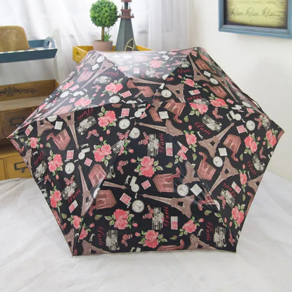 Mini Pocket Umbrella Hot Sale 190g Super Light And Small Foldable Umbrellas Rain Women Mini Sun Parasol Kids Travel Umbrella