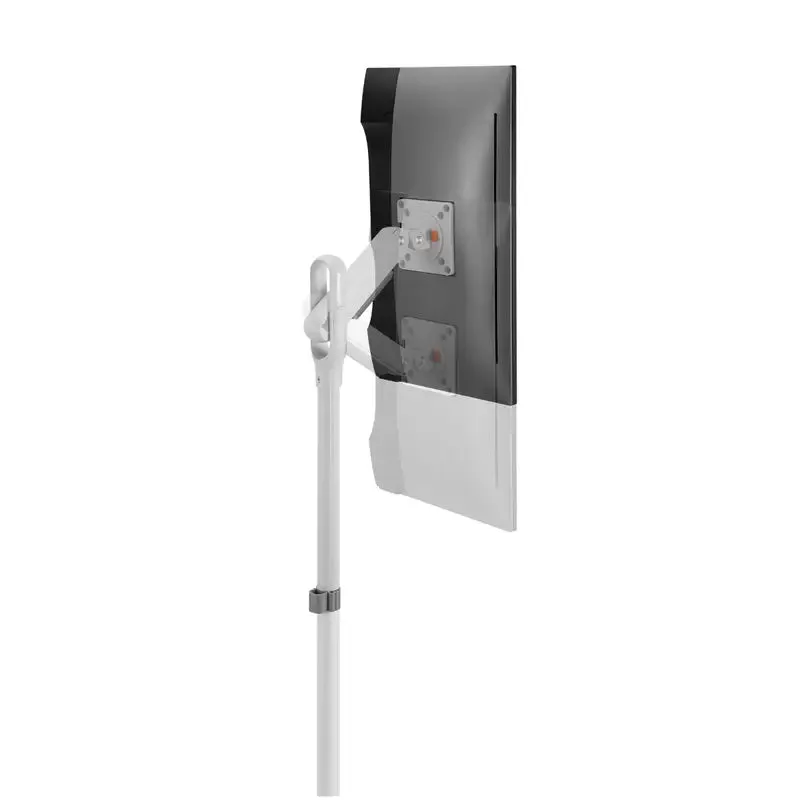 Mobile Spring-Assisted TV Monitor Cart Floor TV Stand Mount for Most 17" to 35" Screens up to 10 kg - SH38 11TW FS