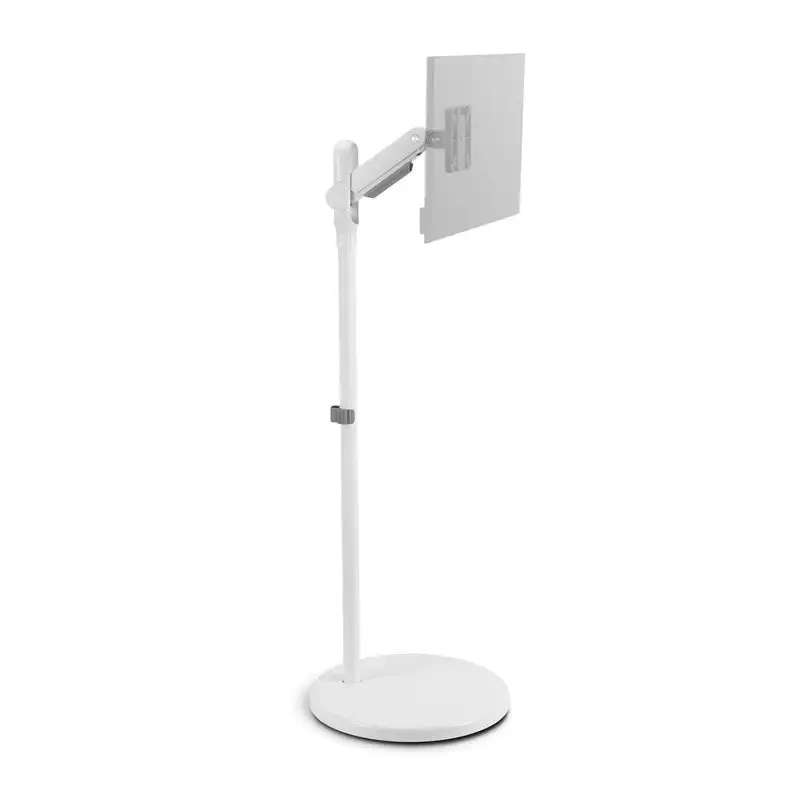 Mobile Spring-Assisted TV Monitor Cart Floor TV Stand Mount for Most 17" to 35" Screens up to 10 kg - SH38 11TW FS