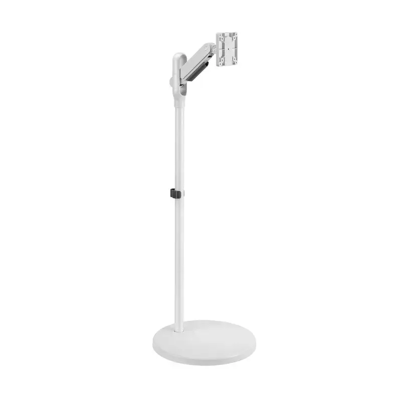 Mobile Spring-Assisted TV Monitor Cart Floor TV Stand Mount for Most 17" to 35" Screens up to 10 kg - SH38 11TW FS