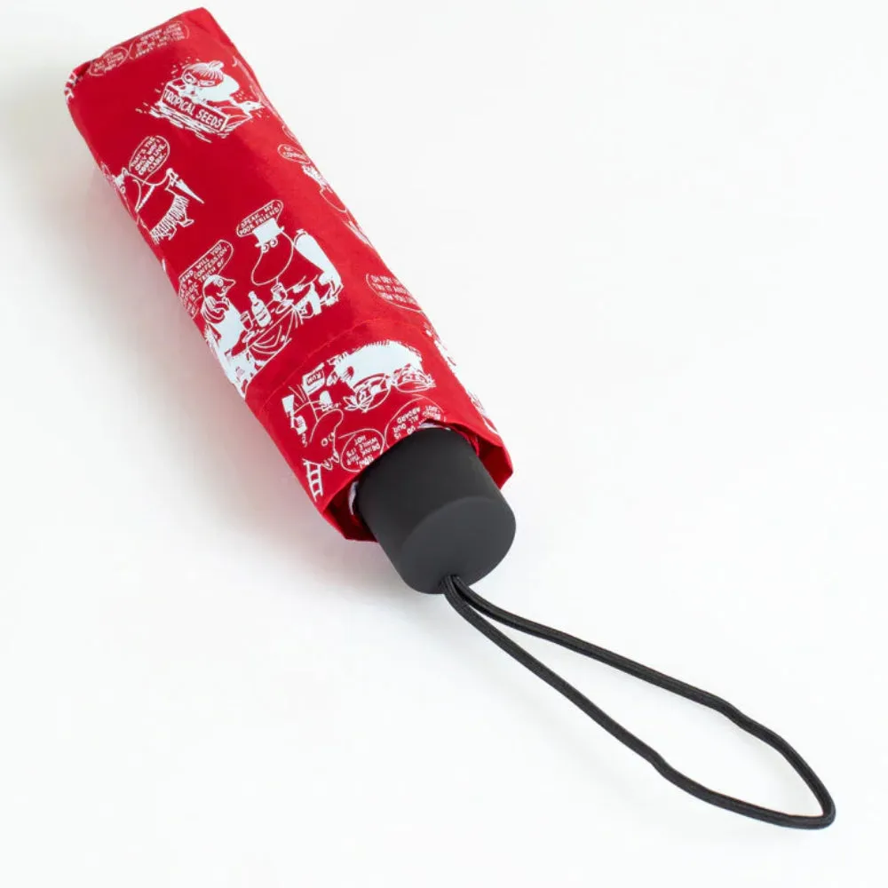 Moomin In The Garden Manual Umbrella Red