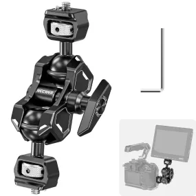 NEEWER UA009 Flexible Articulating Magic Arm with Dual Ball Heads with 1/4" Screws