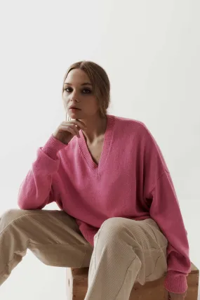 New Lands - Griddy Jumper Raspberry