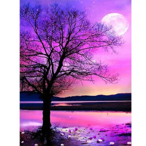 Night View By The River - Full Square Drill Diamond Painting 50*60CM
