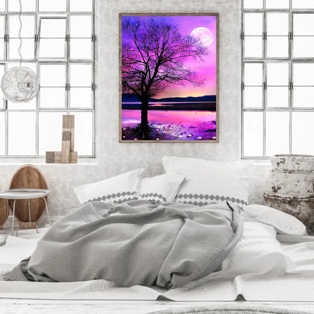 Night View By The River - Full Square Drill Diamond Painting 50*60CM