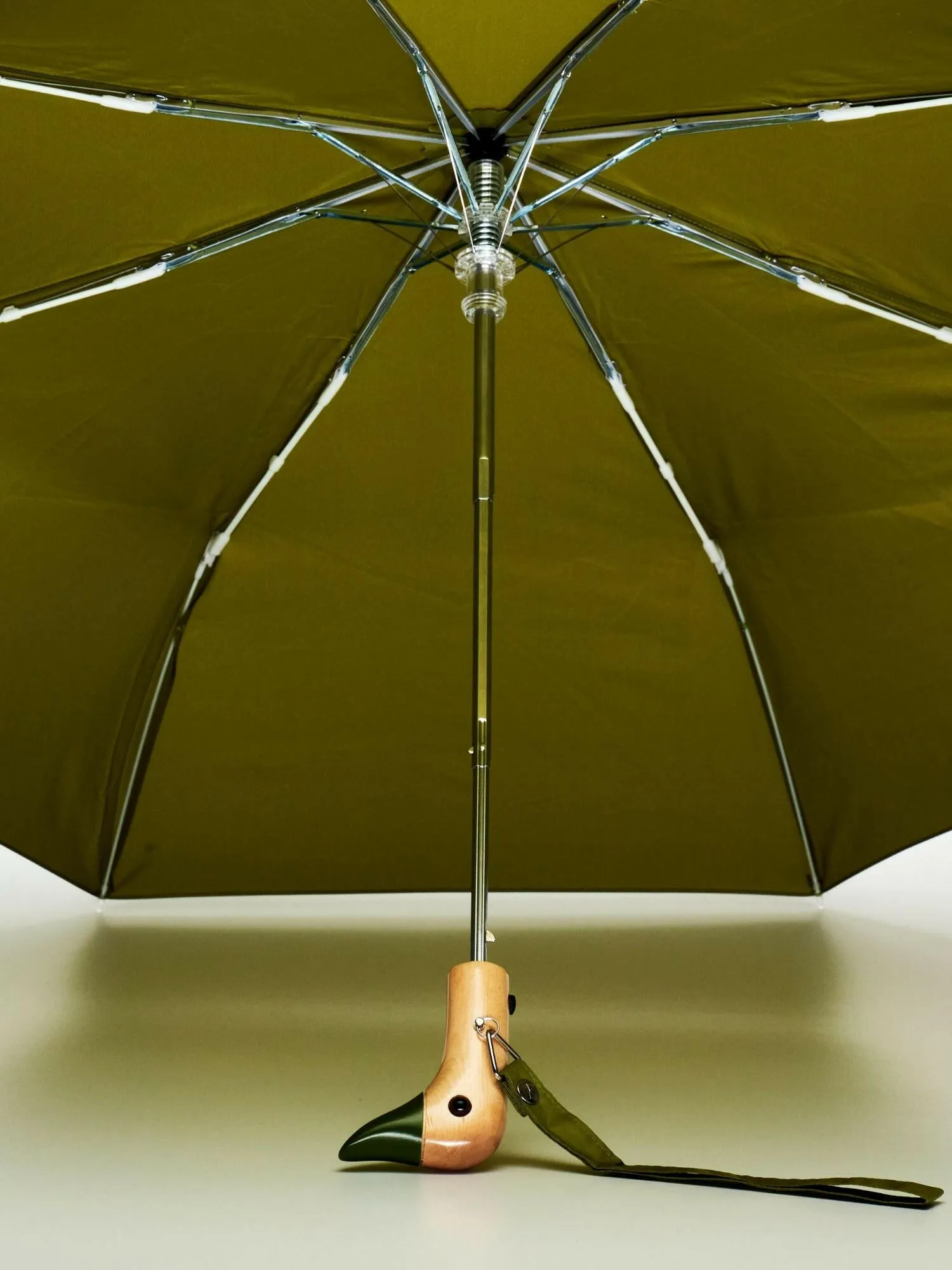 Olive Eco-Friendly Compact Duck Umbrella
