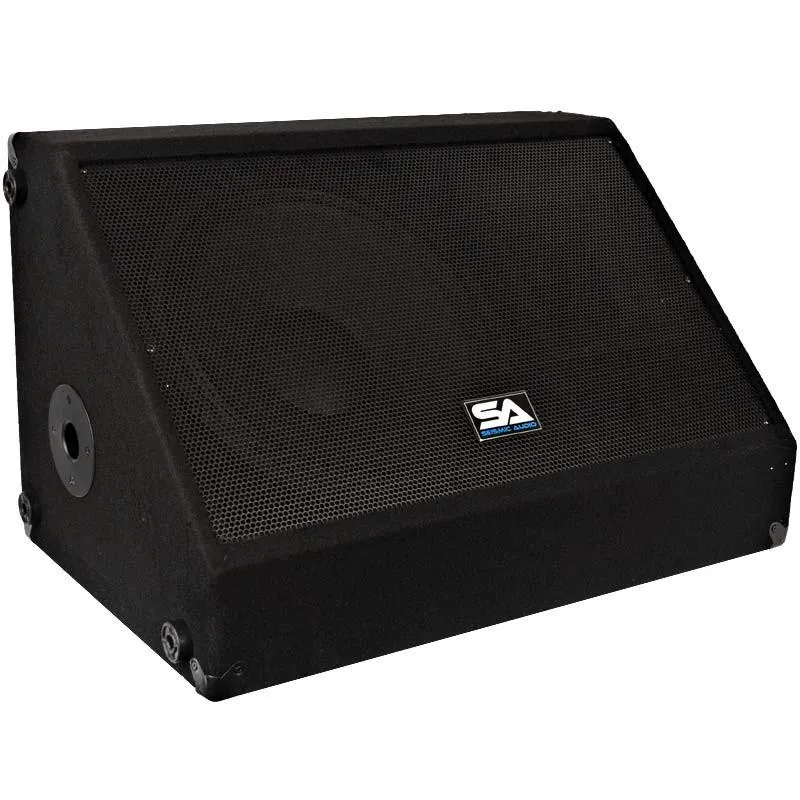 Pair of 15" Floor Monitors with Titanium Horns