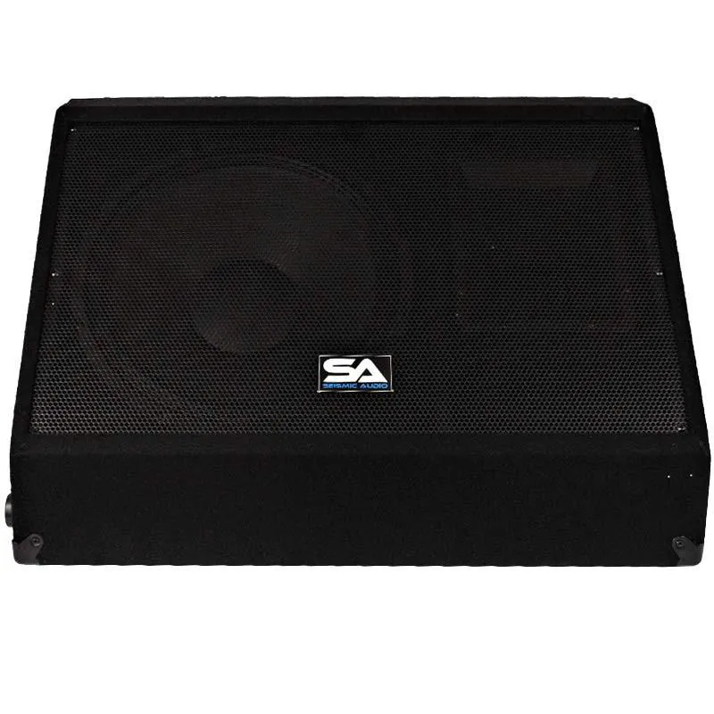 Pair of 15" Floor Monitors with Titanium Horns