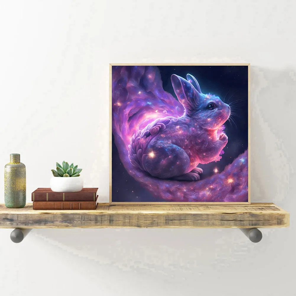 Praying Nebula Bunny - Full Round Drill Diamond Painting 30*30CM