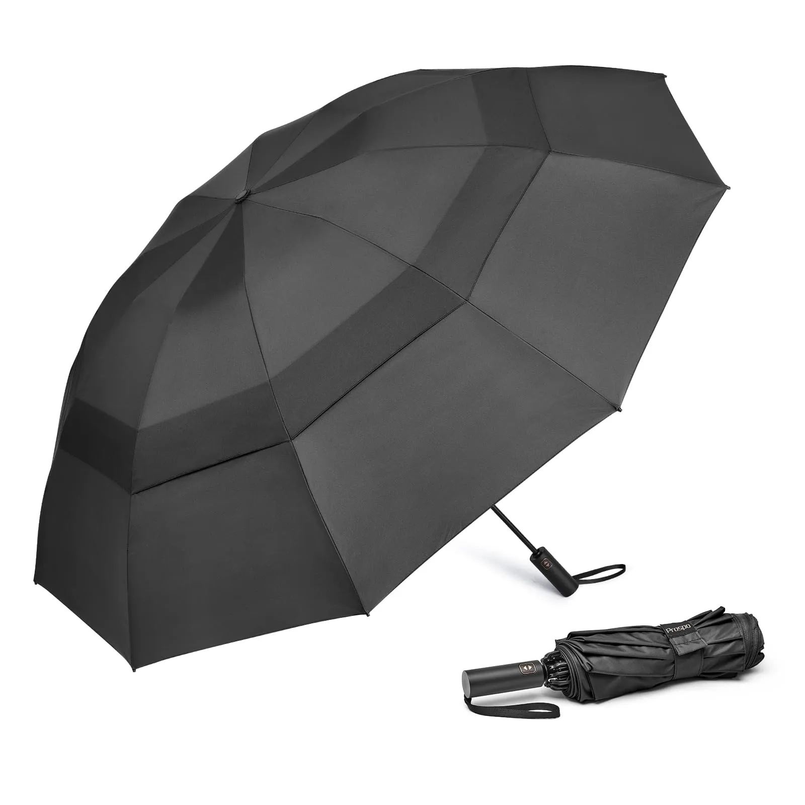 Prospo 62-Inch Windproof Travel Golf Umbrella