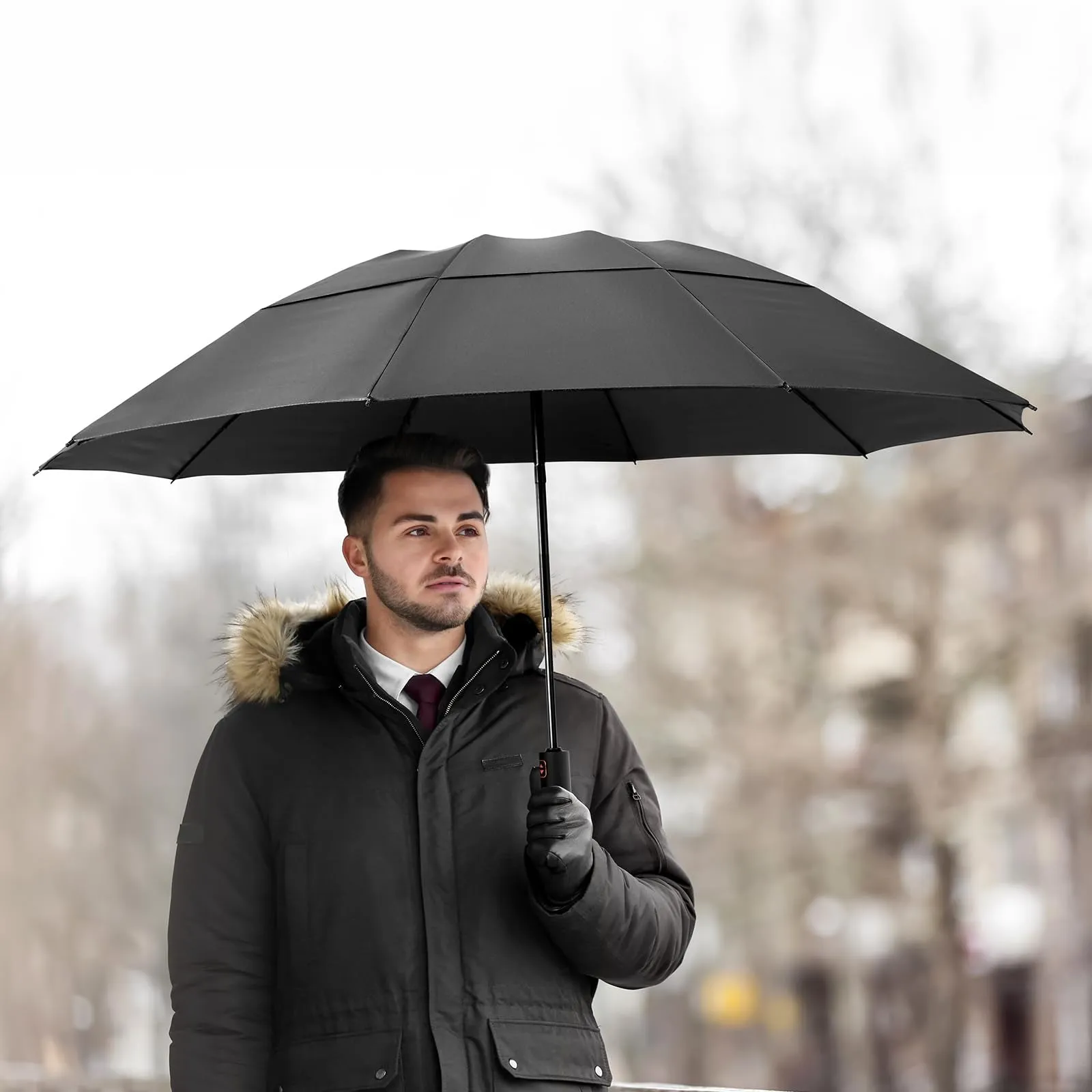 Prospo 62-Inch Windproof Travel Golf Umbrella