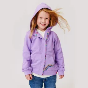 raspberry ice organic cotton magnetic hoodie