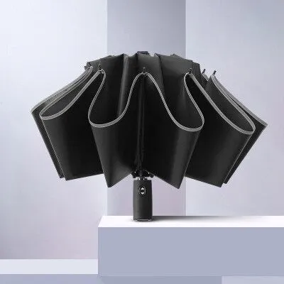 Reflective Automatic Reverse Umbrella