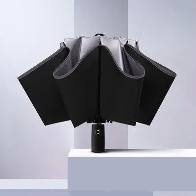 Reflective Automatic Reverse Umbrella