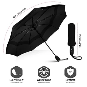 Repel Umbrella Windproof Travel Umbrella - Wind Resistant