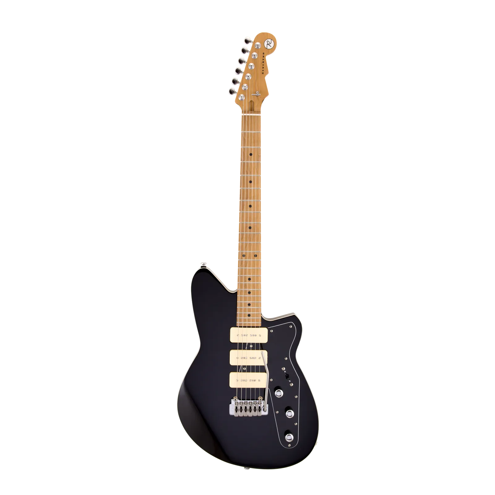 Reverend Jetstream 390 Electric Guitar in Midnight Black
