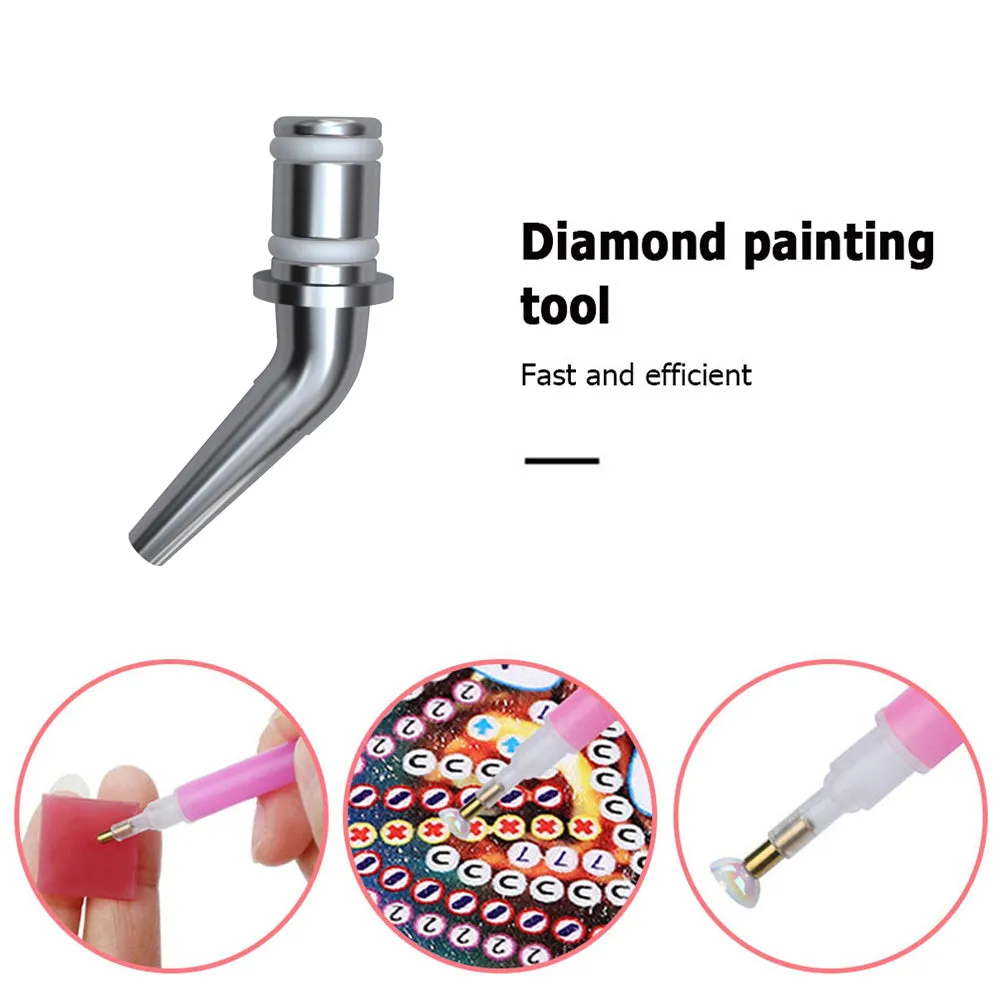 Rhinestones Head Diamond Painting Point Drill Pen Tips DIY Arts Decor Craft